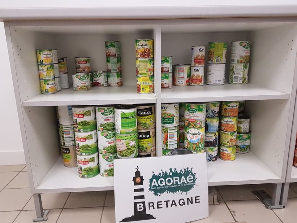 Nourriture proposée à l'AGORAé